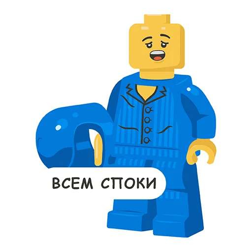 😴 Стикер «Рари Брик» для Telegram
