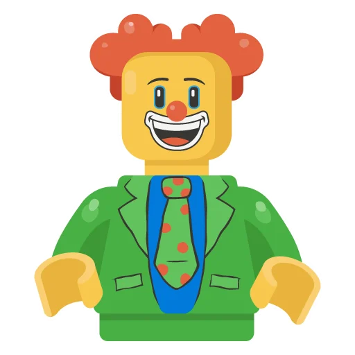 🤡 Стикер «Рари Брик» для Telegram