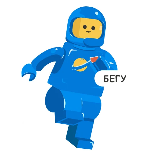 🏃‍♂️ Стикер «Рари Брик» для Telegram
