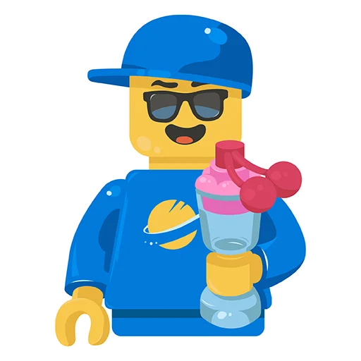 🍹 Стикер «Рари Брик» для Telegram