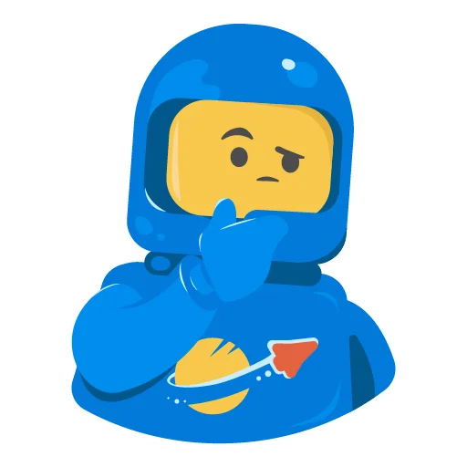 🤔 Стикер «Рари Брик» для Telegram