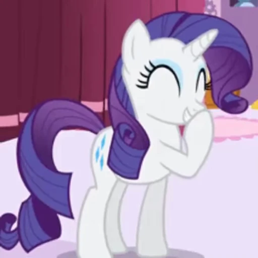 🤭 Стикер «Rarity animated» для Telegram