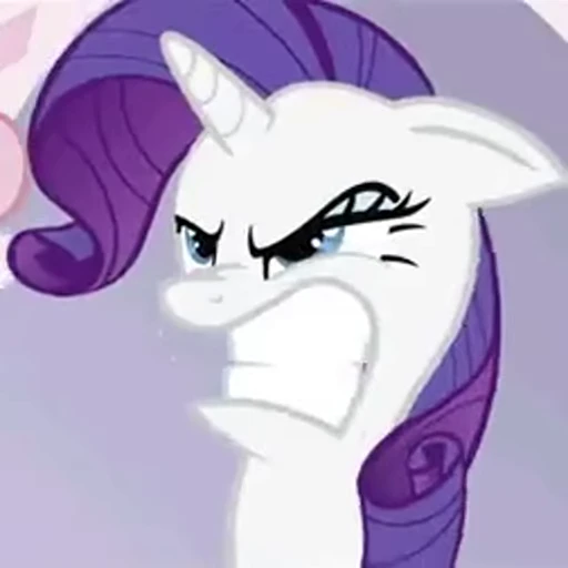 🤬 Стикер «Rarity animated» для Telegram
