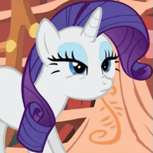 🤨 Стикер «Rarity animated» для Telegram