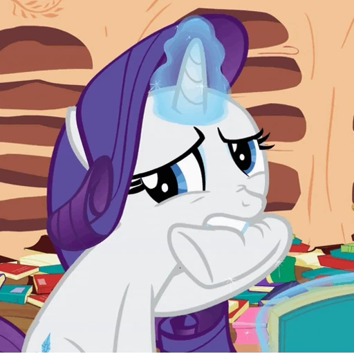 ☹️ Стикер «Rarity animated» для Telegram