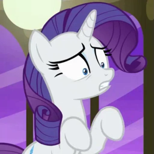 😰 Стикер «Rarity animated» для Telegram
