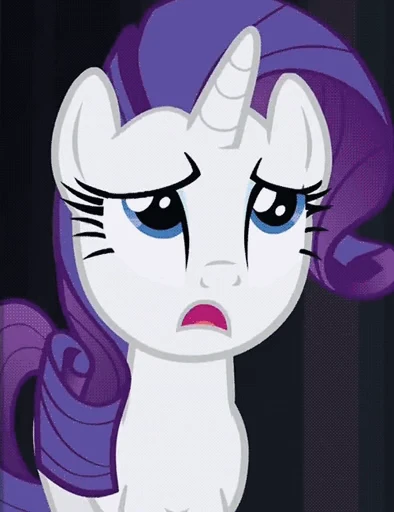 😞 Стикер «Rarity animated» для Telegram