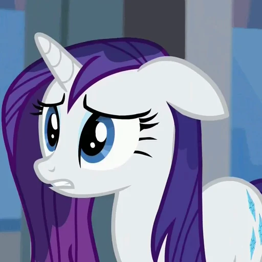 😔 Стикер «Rarity animated» для Telegram