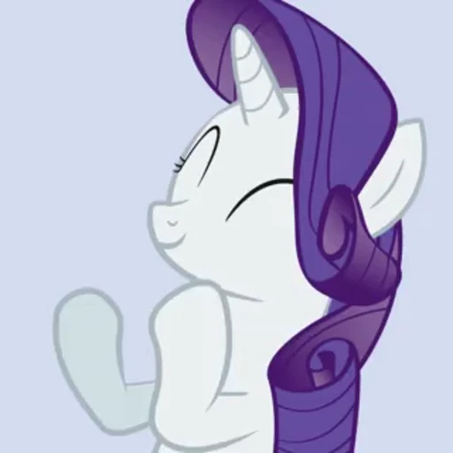 👏 Стикер «Rarity animated» для Telegram