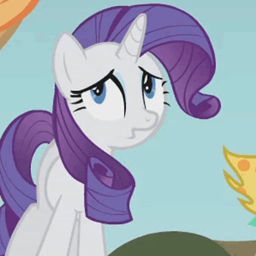 😞 Стикер «Rarity animated» для Telegram
