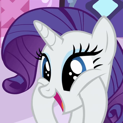 😊 Стикер «Rarity animated» для Telegram