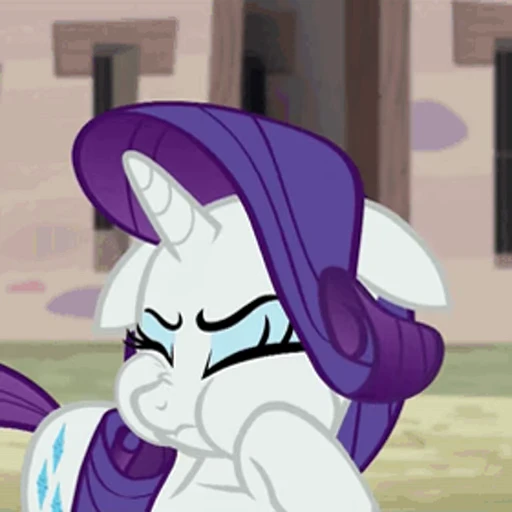 🤢 Стикер «Rarity animated» для Telegram