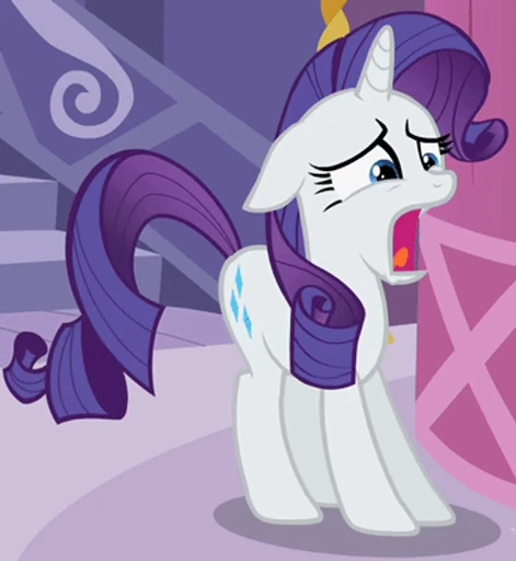 😨 Стикер «Rarity animated» для Telegram