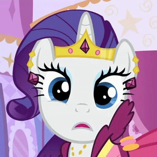 😐 Стикер «Rarity animated» для Telegram