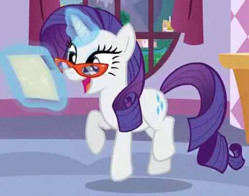 😄 Стикер «Rarity animated» для Telegram