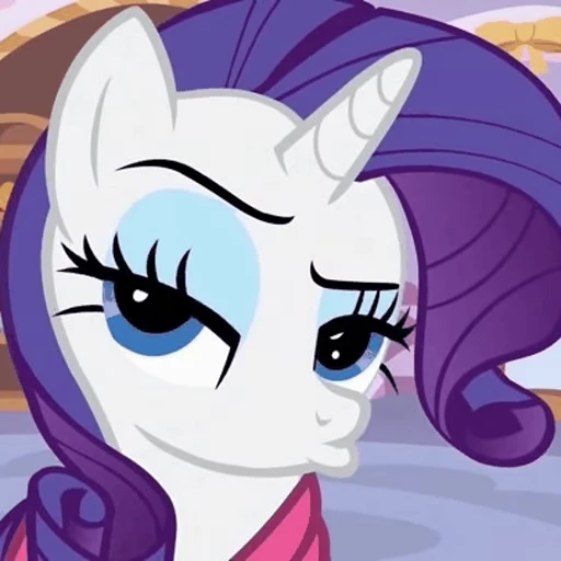 🤨 Стикер «Rarity animated» для Telegram