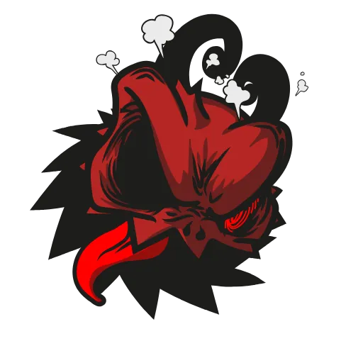 😡 Стикер «RashChaosStickers» для Telegram