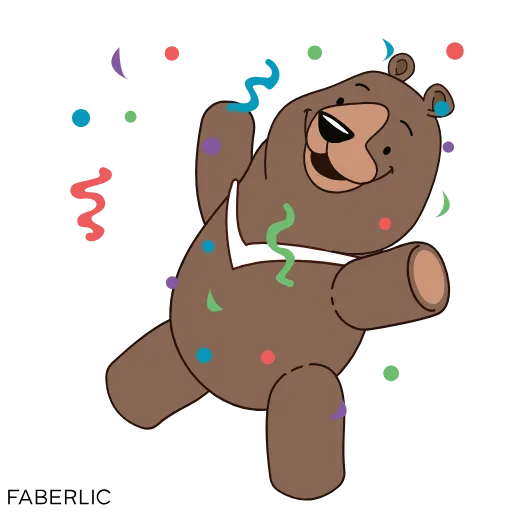 🎉 Стикер «Малиновые мишки» для Telegram