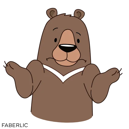 🤷‍♀️ Стикер «Малиновые мишки» для Telegram