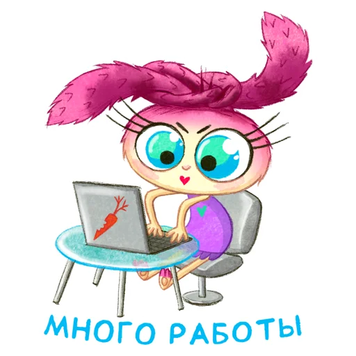 🤪 Стикер «Funny Bunny» для Telegram