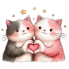 🐱 Эмодзи «малиновые сны» для Telegram