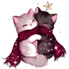 🐱 Эмодзи «малиновые сны» для Telegram