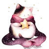🐱 Эмодзи «малиновые сны» для Telegram