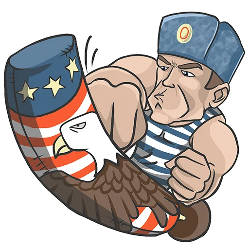 👊 Стикер «Rasstrelny» для Telegram