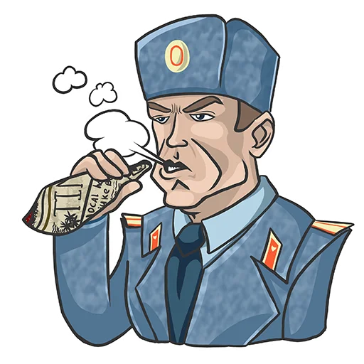 😎 Стикер «Rasstrelny» для Telegram