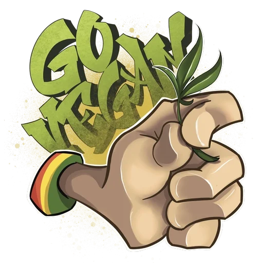🌱 Стикер «Rasta Stickers» для Telegram