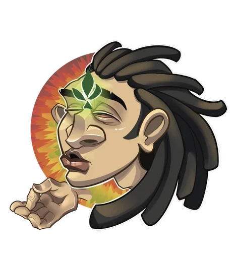 😚 Стикер «Rasta Stickers» для Telegram