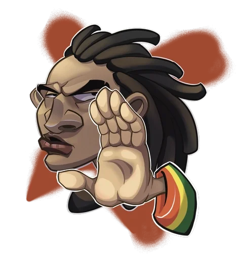 ✋ Стикер «Rasta Stickers» для Telegram