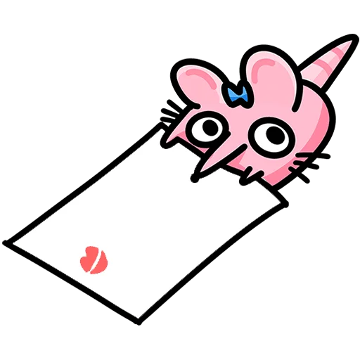 💋 Стикер «Крыса Кристина Без Текста» для Telegram