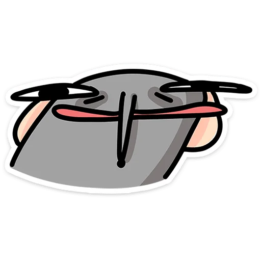 🐭 Стикер «Крыса Кристина» для Telegram