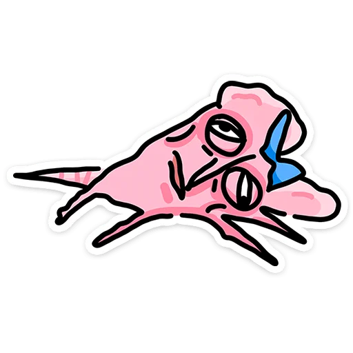 🐭 Стикер «Крыса Кристина» для Telegram