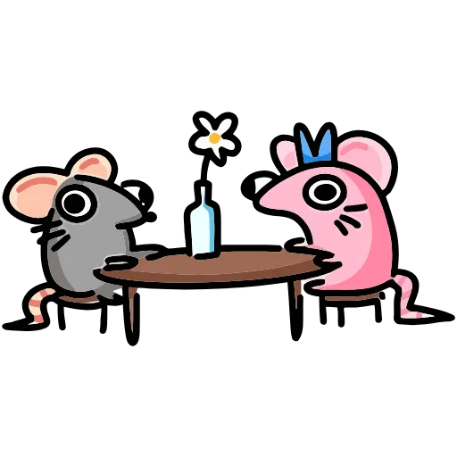 👫 Эмодзи «Крыса Кристина» для Telegram