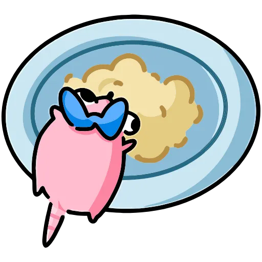 🍽 Эмодзи «Крыса Кристина» для Telegram