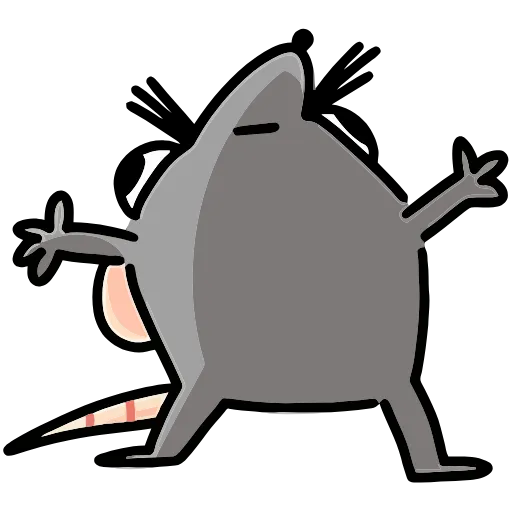😏 Эмодзи «Крыса Кристина» для Telegram