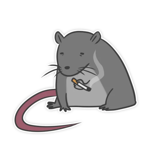 🐀 Стикер «Пацюк від» для Telegram