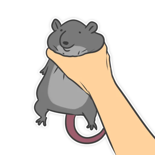 🐀 Стикер «Пацюк від» для Telegram