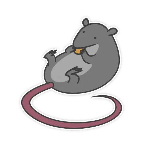 🤤 Стикер «Пацюк від» для Telegram