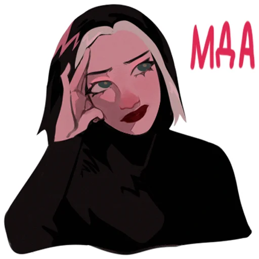🙄 Стикер «ratatagirl» для Telegram