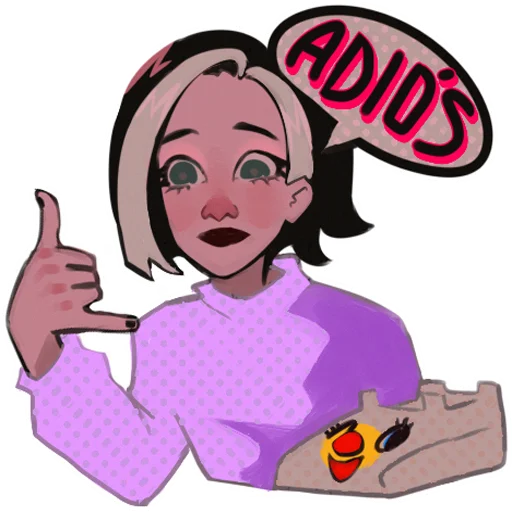🤙 Стикер «ratatagirl» для Telegram