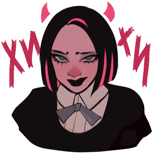😈 Стикер «ratatagirl» для Telegram