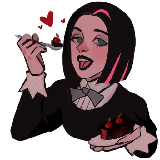 🍰 Стикер «ratatagirl» для Telegram