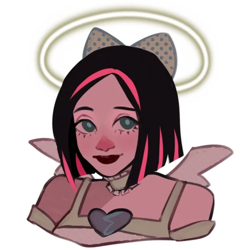 😇 Стикер «ratatagirl» для Telegram