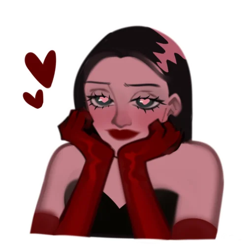 ❤️ Стикер «ratatagirl» для Telegram