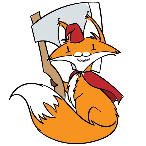 🪓 Стикер «drekhann лиски-крыски» для Telegram