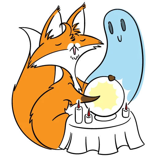 👻 Стикер «drekhann лиски-крыски» для Telegram