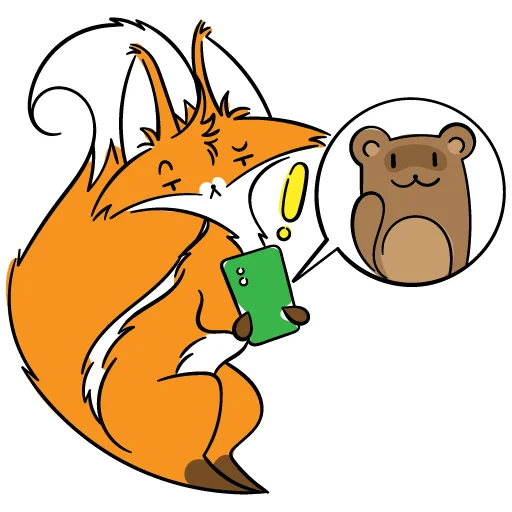 👋 Стикер «drekhann лиски-крыски» для Telegram